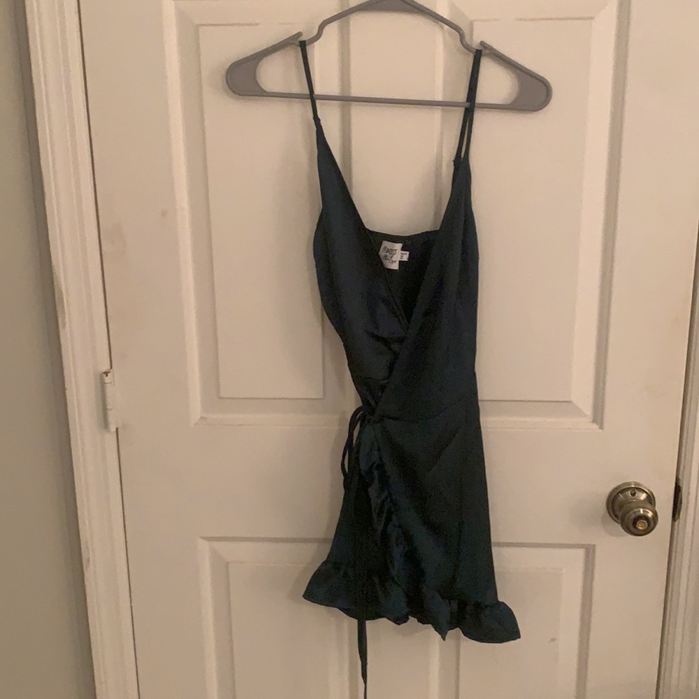 Princess Polly Green Wrap Dress